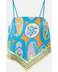 ALÉMAIS - Flores Printed Top - Lyst