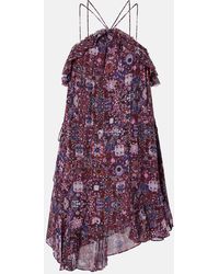 Isabel Marant - Betty Floral Halterneck Minidress - Lyst