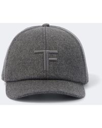 Tom Ford - Logo Cashmere Baseball Cap - Lyst