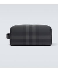 Burberry - House Check Wash Bag - Lyst