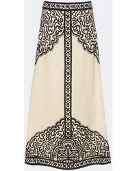 Johanna Ortiz - Loose Horizon Printed Linen Maxi Skirt - Lyst