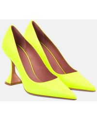 AMINA MUADDI - Ami Leather Pumps - Lyst