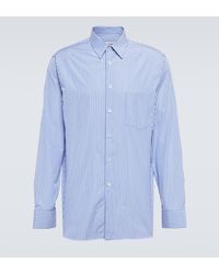Lanvin - Pinstripe Cotton Shirt - Lyst