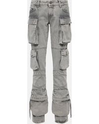 The Attico - Low-rise Straight Cargo Jeans - Lyst