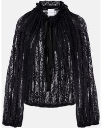 Patou - Floral Lace Blouse - Lyst
