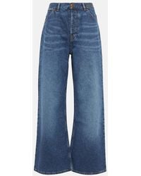 Chloé - High-Rise Wide-Leg Jeans - Lyst