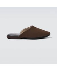 Charvet - Suede Slippers - Lyst