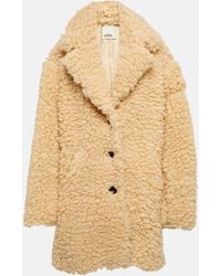 Isabel Marant - Sabrinega Faux Shearling Coat - Lyst