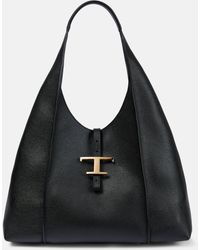 Tod's - T Timeless Medium Leather Shoulder Bag - Lyst