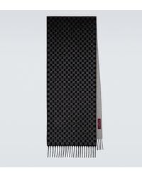Gucci - Gg Wool And Cashmere Scarf - Lyst