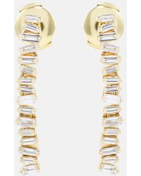 Suzanne Kalan - Fireworks 18kt Gold Earrings With White Diamonds - Lyst