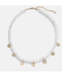 Sydney Evan - Multi-Charm 14Kt Necklace With Moonstone And Diamonds - Lyst