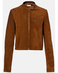 Miu Miu - Jacke Aus Veloursleder - Lyst