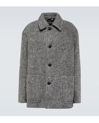 Dries Van Noten - Mantel Aus Einem Wollgemisch - Lyst
