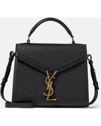 Saint Laurent - Cassandra Mini Leather Shoulder Bag - Lyst