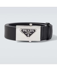 Prada - Guertel Aus Saffiano-Leder - Lyst