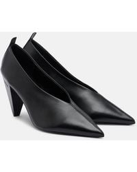 Loewe - Origami Cubic Leather Pumps - Lyst