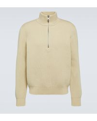 Bottega Veneta - Wool Half-zip Sweater - Lyst