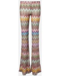 Missoni - Zigzag Lame Flared Pants - Lyst
