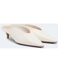 Bottega Veneta - Vesta Leather Mules - Lyst