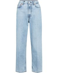 Acne Studios Denim High-rise Skinny Jeans in Blue - Lyst