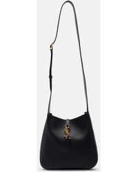 Saint Laurent - Le 5 A 7 Leather Crossbody Bag - Lyst