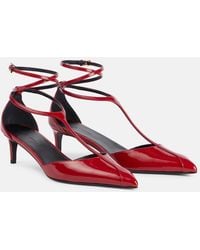 KHAITE - Mia 45 Patent Leather Pumps - Lyst