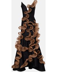 Maticevski - Explode Ruffled Wool And Silk Gown - Lyst