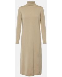 Max Mara - Wool And Cashmere Polo-neck Dress - Lyst