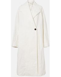 Rohe - Oversized Cotton And Linen Coat - Lyst