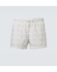 Commas - Printed Swim Trunks - Lyst