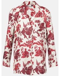 Max Mara - Alan Silk Jacquard Blazer - Lyst