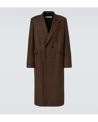 Dries Van Noten - Double-Breasted Wool Coat - Lyst