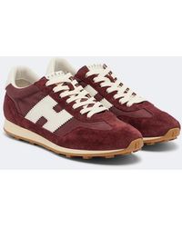 Hogan - Baskets Athletic En Daim - Lyst
