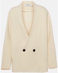 FFORME - Velma Oversized Wool-Blend Blazer - Lyst