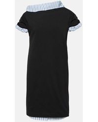 Dries Van Noten - Cotton Jersey Midi Dress - Lyst