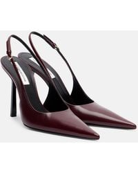 Victoria Beckham - Victoria Leather Slingback Pumps - Lyst