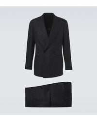 Saman Amel - Traje Cruzado De Lino - Lyst