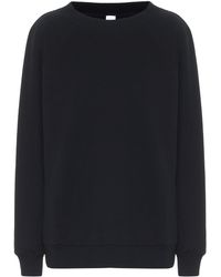 Max Mara Leisure Helga Stretch-cotton Sweatshirt - Black