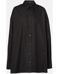 Wardrobe NYC - Oversized Cotton Shirtdress - Lyst