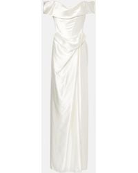 Vivienne Westwood - Bridal Mabel Silk Satin Bustier Gown - Lyst