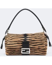 Fendi - Baguette Soft Medium Calf Hair Shoulder Bag - Lyst