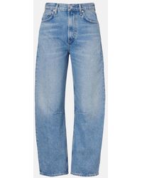 Citizens of Humanity - Miro High-Rise Cropped Barrel-Leg Jeans - Lyst