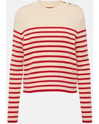 Altuzarra - Oz Striped Cotton And Cashmere Sweater - Lyst