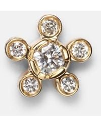 Sophie Bille Brahe - Petit Soleil De Fleur 18Kt Single Earring With Diamonds - Lyst