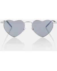 Saint Laurent - Sl 301 Loulou Heart-shaped Sunglasses - Lyst