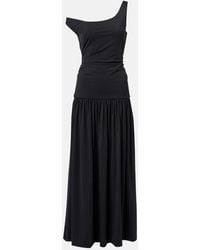 Rohe - One-Shoulder Plisse Maxi Dress - Lyst