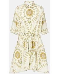 Giambattista Valli - Floral Cotton Shirt Dress - Lyst