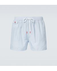 Kiton - Logo Swim Trunks - Lyst