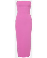 Alex Perry - Robe Midi Bustier - Lyst